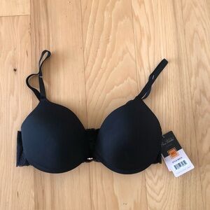 Prima Valentina Intimates Black Front Closure Adjustable Straps Bra 36C